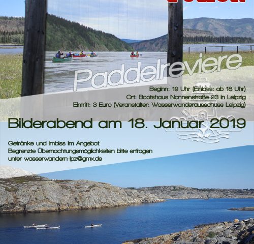 WWA-Bilderabend "Paddelreviere" am 18. Januar 2019